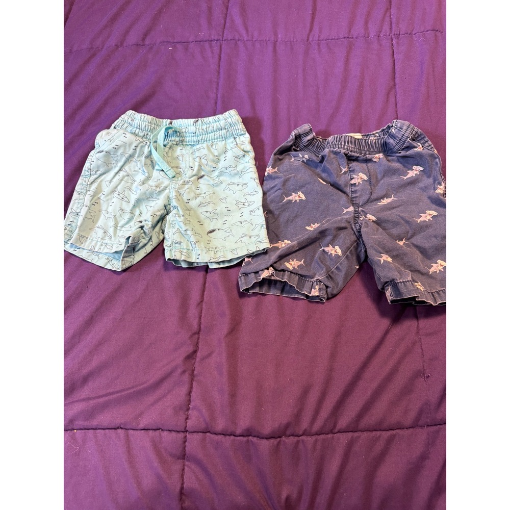 Toddler Shark Shorts Bundle Copper Key Gap Kids Blue 3T 2 Pack